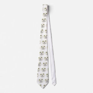 cat face tie