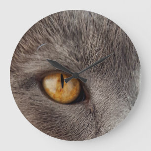 Cat Face Wall Clock