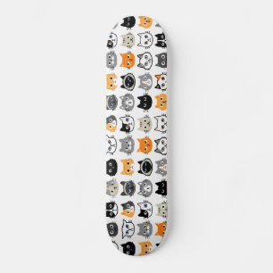 Cat Faces Cute, Funny and Annoyed Cats Skateboard