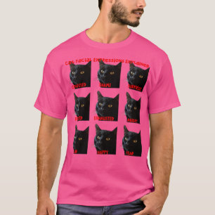 Cat Facial Expressions Explained Chart Cut Out T-Shirt