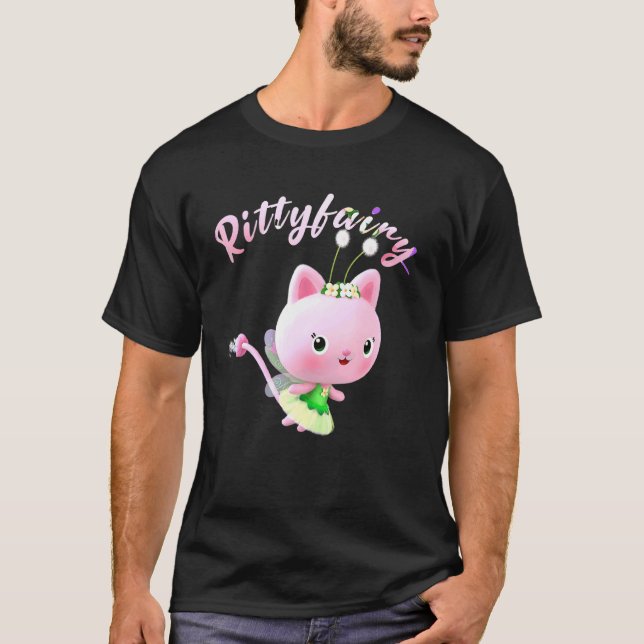 Cat -Fairy Love T-Shirt (Front)