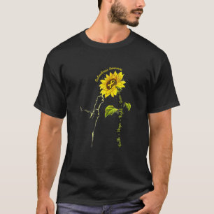 Cat Faith Hope Fight Love Endometriosis Awareness T-Shirt
