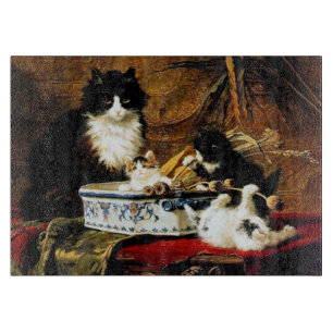Cat Family, Henriëtte Ronner-Knip Cutting Board
