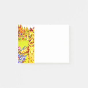 Cat Family in Garden Post-it Notes