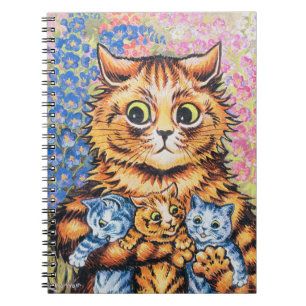 Cat Family   Louis Wain   Notebook
