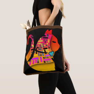 CAT FANCY Novelty Tote Bag