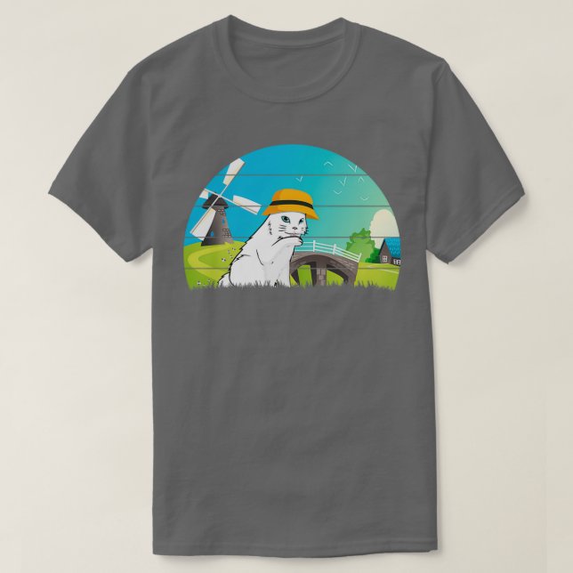 Cat Farmer  T-Shirt (Design Front)