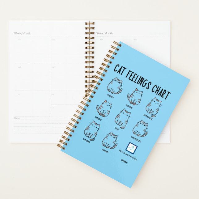 Cat Feelings Chart Planner (Display)