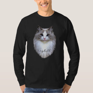 Cat Feline Kitten Adorable Cute Cat Art Novelty T-Shirt