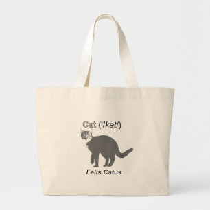 Cat Felis Catus Large Tote Bag