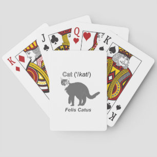 Cat Felis Catus Playing Cards