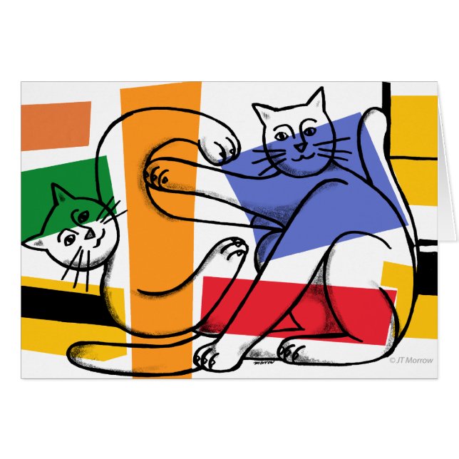 Cat Fight Card (Front Horizontal)