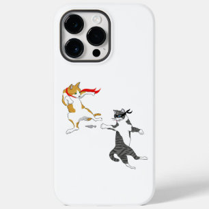 Cat fight Case-Mate iPhone case