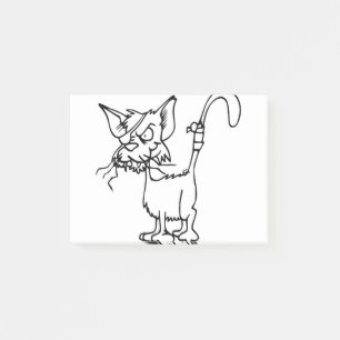 Cat Fight Injured Animal Bandage Feline Domestic Post-it Notes