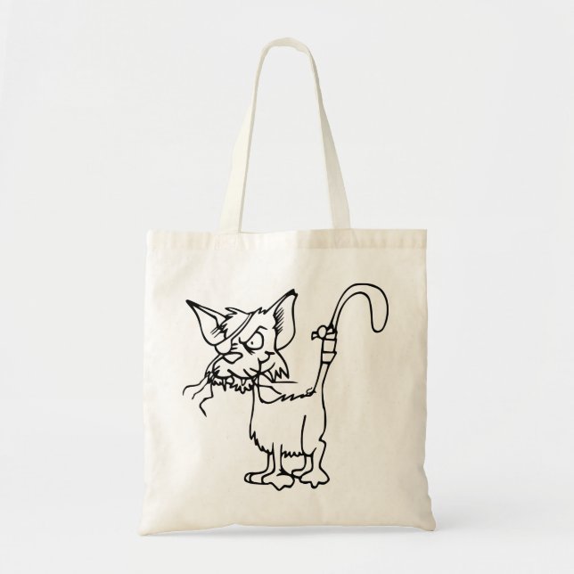 Cat Fight Injured Animal Bandage Feline Domestic Tote Bag (Front)