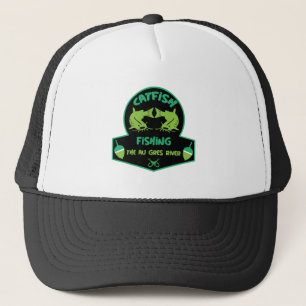 Cat Fishing  Au Gres Trucker Hat