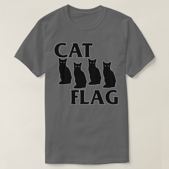 Cat Flag T-Shirt (Design Front)