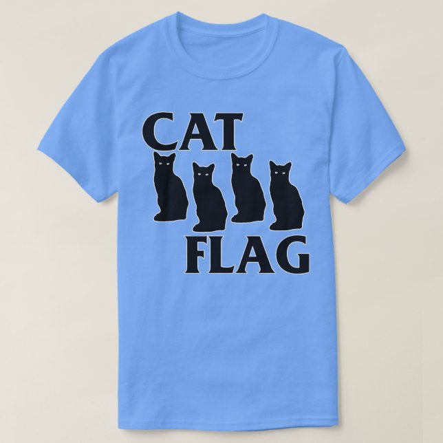 Cat Flag T-Shirt (Design Front)