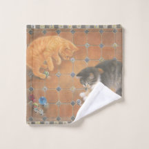 CAT FLANNEL/WASH CLOTH