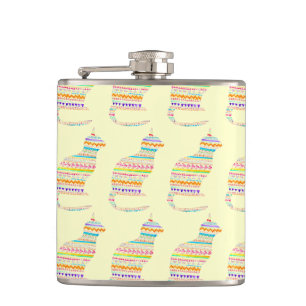 Cat Flask By Megaflora