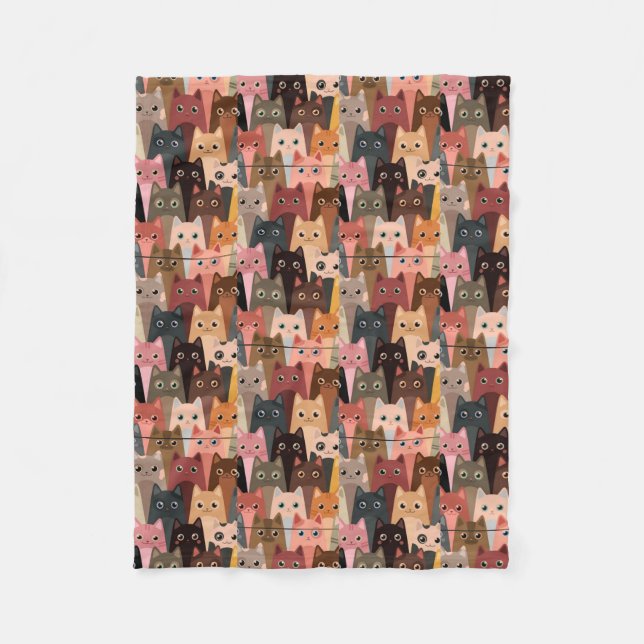 Cat fleece blanket (Front)