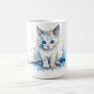 Cat Floral Mug
