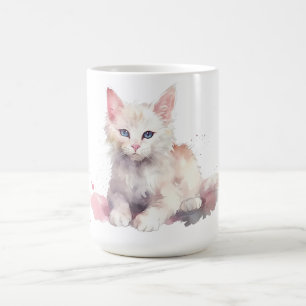 Cat Floral Mug