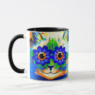 Cat Flower Eyes Mug