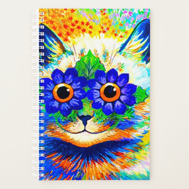 Cat Flower Eyes Planner (Front)