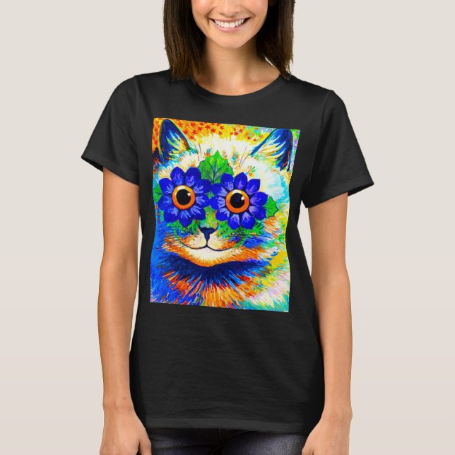 Cat Flower Eyes T-Shirt (Front)