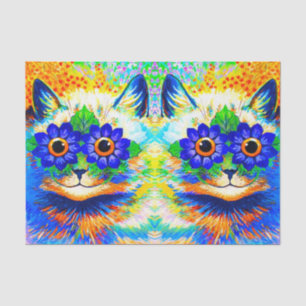 Cat Flower Eyes Tissue Paper