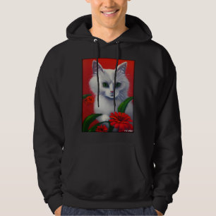 Cat Flower Natural Flower Garden Cat Love Cat  1 Hoodie