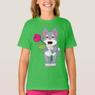 Cat Flower T-Shirt