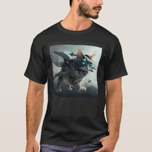 Cat Flying War T-Shirt