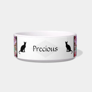 Cat Food Bowl with Vintage Design  - HAMbWG