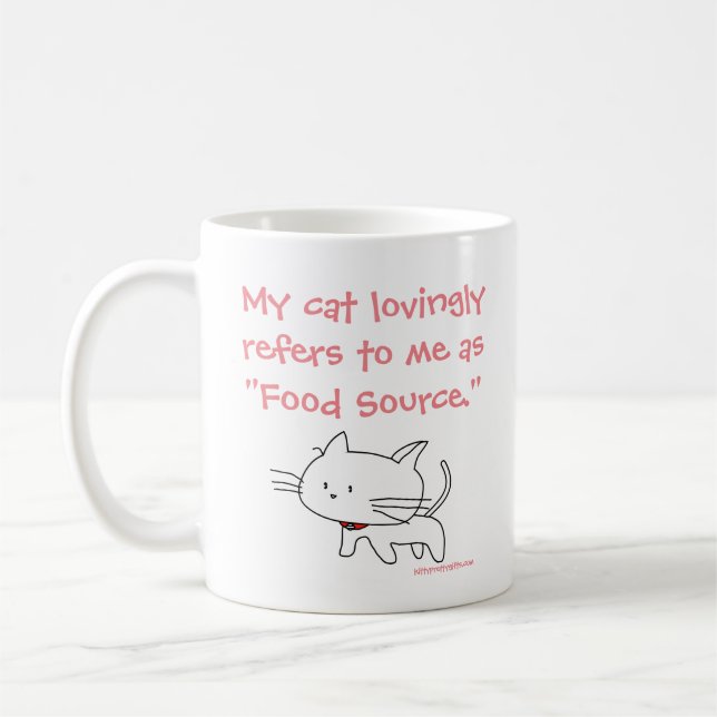 Cat "Food Source" - Mug (Left)