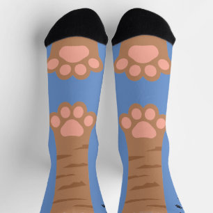 cat foot socks