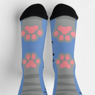 cat foot socks