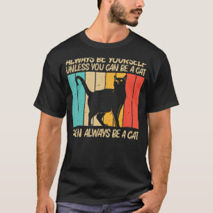 Cat For Men Women Black Cat  Cat Person Cats 5 T-Shirt