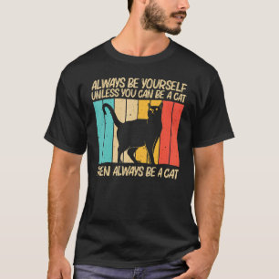 Cat For Men Women Black Cat Cat Person Cats 5 T-Shirt