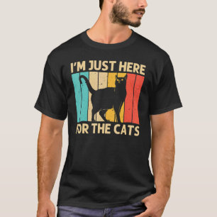Cat For Men Women Black Cat   Cat Person Cats T-Shirt