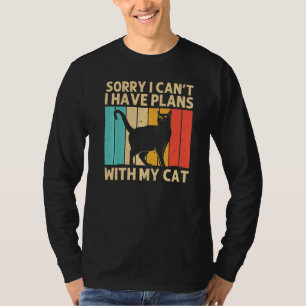 Cat For Men Women Black Cat  Cat Person Cats T-Shirt