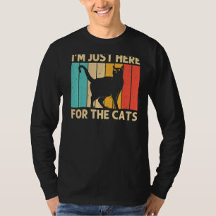 Cat For Men Women Black Cat  Cat Person Cats T-Shirt