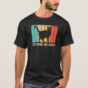 Cat For Men Women Black Cat  Cat Person Cats T-Shirt