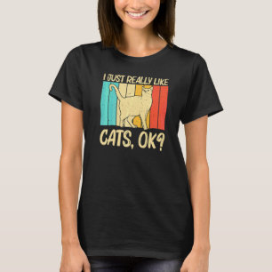 Cat For Men Women Cat Kitten Pet Animal T-Shirt