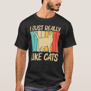 Cat For Men Women Cat Kitten Pet Animal T-Shirt