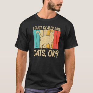 Cat For Men Women Cat Kitten Pet Animal T-Shirt