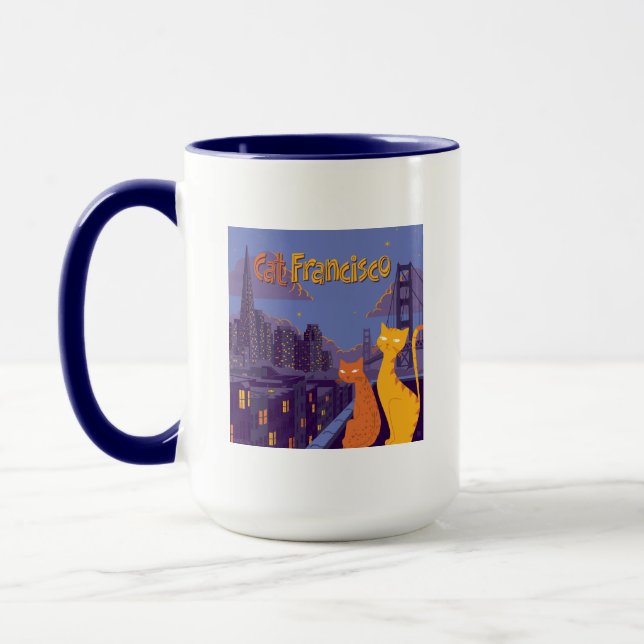 Cat Francisco Mug (Left)