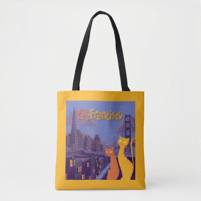 Cat Francisco Tote Bag (Front)