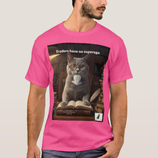 Cat Freud: Traders Have No Superego T-Shirt